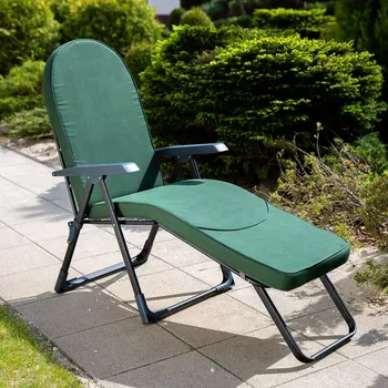 Zahradní lehátko Polohovací zahradní lehátko Modena Oval Black Edition H024-32IB PATIO 460886