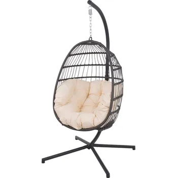 Podsedák Sedák na závěsné křeslo Oval D031-05CW 144 x 100/45 x 10/12 cm PATIO 467430