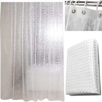 Prostěradlo Vinylová sprchová Závěs Aptel 180 x 200 cm