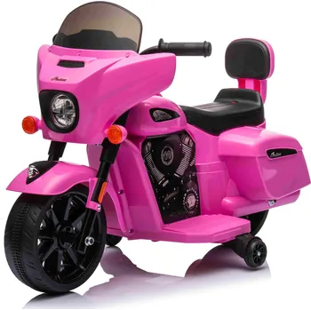 malá motorka Dětská elektrická motorka Chopper INDIAN růžová