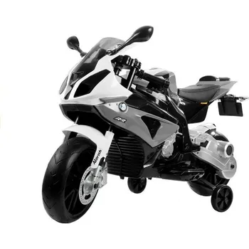 malá motorka Dětská elektrická motorka BMW S1000 RR stříbrná