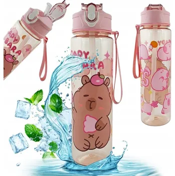 Láhev ECARLA Sports lahev na pití láhev na vodu 800 ml Kapybara Pink pink BD56R