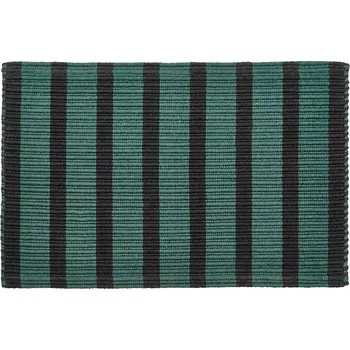 Rohožka IKEA VAGSKYLT Rohožka zelená černá 40x60 cm Bavlna