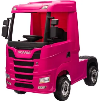 Dětské elektrovozidlo Elektrický kamión Scania 500R 4x45W 2x12V 7AH růžový
