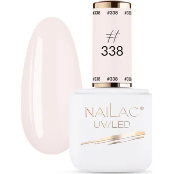 Lak na nehty Hybridní lak barevný lak NaiLac 338 7 ml
