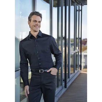 Pánská košile KARLOWSKY Pánská košile s dlouhým rukávem Active-Stretch v úzkém střihu Barva: Bílá, Velikost: 3XL