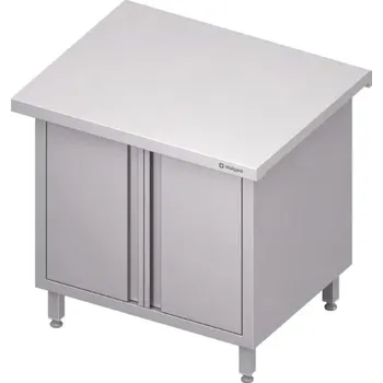 Dětský stůl STALGAST Centrální stůl se skříňkou, křídlové dveře, 800x750x880 mm | STALGAST, ST236081