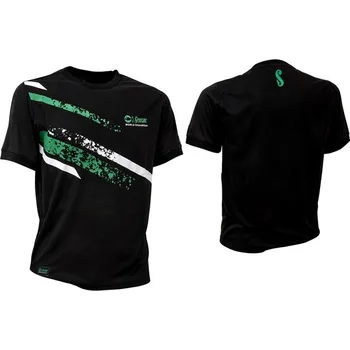 Rybářské oblečení Sensas Tričko Stripes Black - M