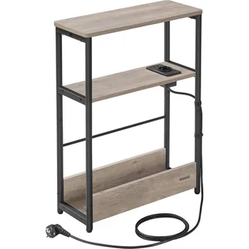 Konferenční stolek Odkládací stolek s USB Vasagle Jinad šedý