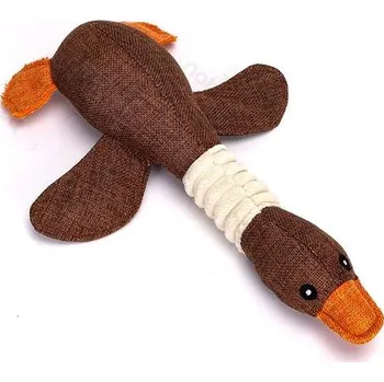 Hračka pro psa Bavlněná hračka Nobleza pro psa - Kachna Barva: Hnědá