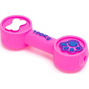 Hračka pro psa Vinylová činka Nobleza pro psa - 15,2 cm Barva: Růžová