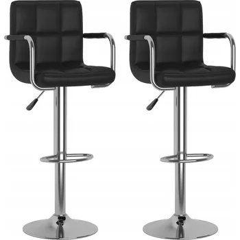 Barová židle Barová stolička VidaXL černá, 111 cm