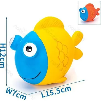 Hračka pro psa Latexový kapr Nobleza hračka pro psa - 15,5 cm Barva: Žlutá