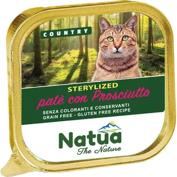 Krmivo pro kočku Natua Country Sterilized Cat - Vepřová šunka paté 100g
