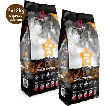 Krmivo pro psa Alpha Spirit The Only One - Multiprotein 2x12 kg