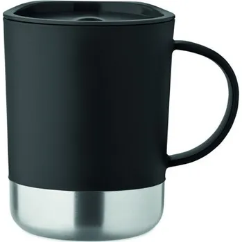 Jednostěnný hrnek 300ml Beaker - Černá