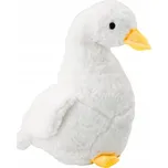 LEAN Toys Plyšová husa 30 cm bílá