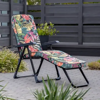 Zahradní lehátko Polohovací zahradní lehátko Modena Square Black Edition G052-23IB PATIO 460924