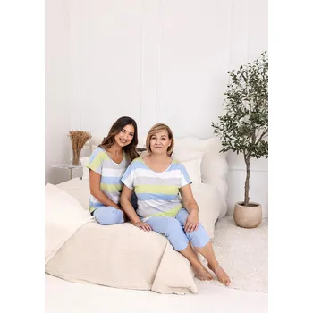 Pánské pyžamo Pyžamo Regina 741 cr/r 2XL W26 dámské Růžová XXL