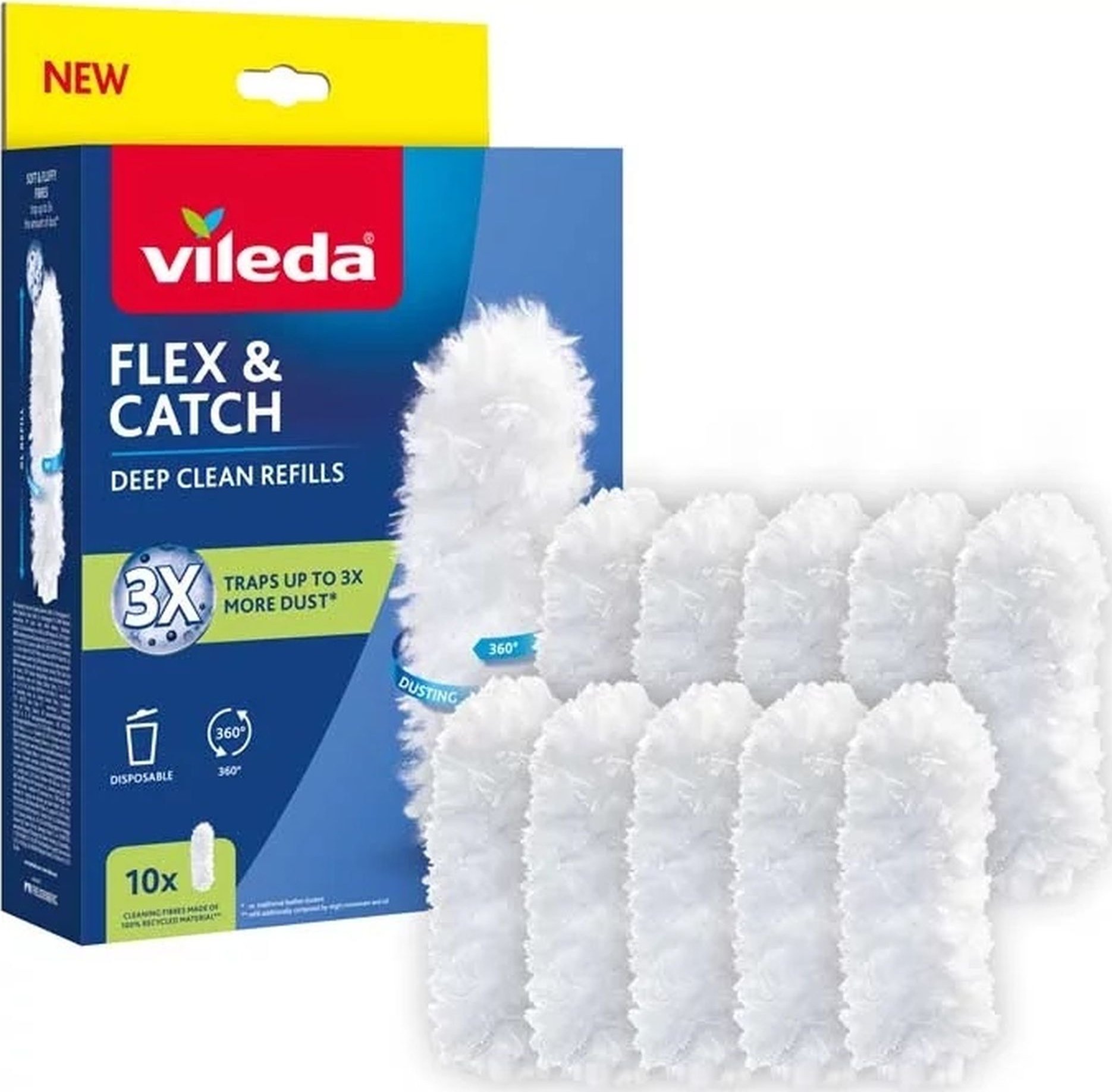 Vileda Flex & Catch 177662 náhrada 10 ks od 154 Kč - Zbozi.cz