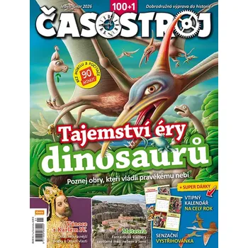 Časopis Časostroj 1-2/2026 - Tajemství éry dinosaurů