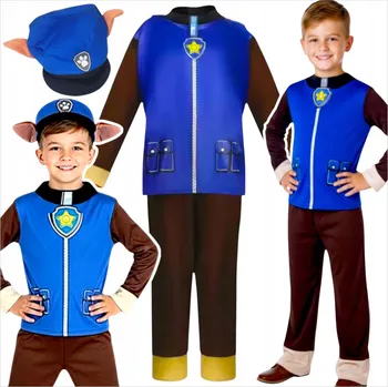 Karnevalový kostým Tlapková patrola KOSTÝM CHASE KOSTÝM VELIKOST L PŘEVLEK NA PÁRTY 3v1