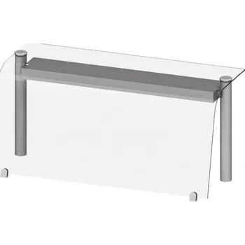 Servírovací stolek STALGAST Nástavba neutrální, tvarované sklo, 1122x455x450 mm | STALGAST, ST268111