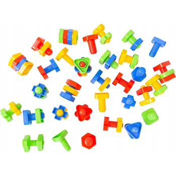 ostatní stavebnice Vzdělávací Stavebnice King screw 64 ks