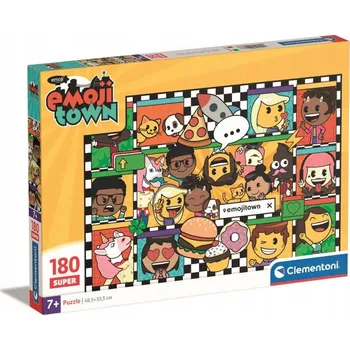 Puzzle Puzzle 180 dílků Super Kolor Emojii Town 29066