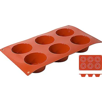 Nádoba na led CONTACTO Silikonová forma na 6 muffinů o průměru 69 mm | CONTACTO, 6634/076