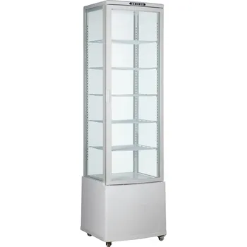 TECHNICA Stolní chladicí vitrína bílá s osvětlením LED, 270 l, 556x526x1913 mm | TECHNICA, Cold Line Air