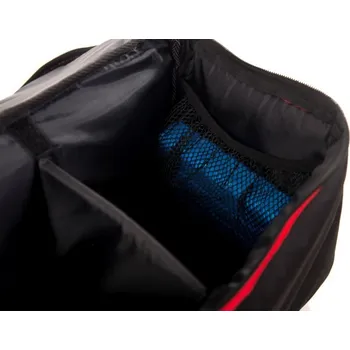 Taška na bowlingovou kouli FURMIS Taška na pizzu na 2 krabice 600x600 mm, material Cordura, černá s červeným lemováním | FURMIS, T2XXL