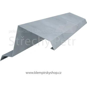 Střešní lemovaní Střechy Petr Závětrná lišta horní 250 mm Al+ Barva: bílá RAL 9010