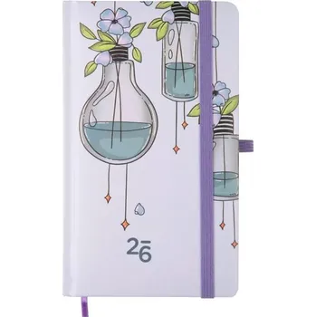 Diář Albi Diář kapesní s gumičkou 9 x 15,3 cm týdenní 2026