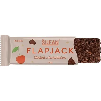 1 ŠUFAN Flapjack Bez lepku třešeň s čokoládou 60g