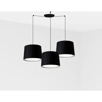 FARO CONGA závěsné svítidlo, černá, 3L