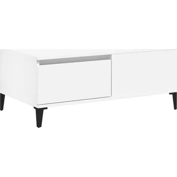 Konferenční stolek Konferenční stolek VidaXL obdélníkový 90x50x36,5 cm bílý