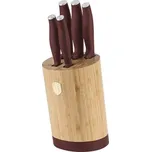 Berlinger Haus Leonardo Collection BH-2754 BAMBOO 6 ks hnědá/bordó