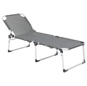 Zahradní lehátko Doppler De-Luxe XL - zahradní hliníkové lehátko