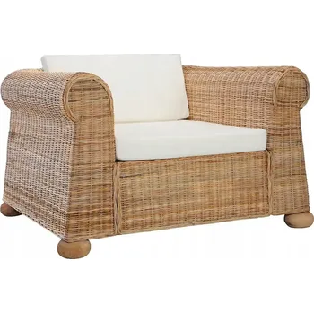 Zahradní židle VidaXL, béžový ratan