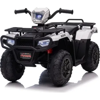 Dětská tříkolka Dětská elektrická čtyřkolka Superme bílá