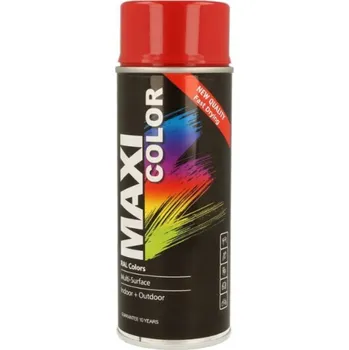 Barva ve spreji European Aerosols s.r.o. Sprej MaxiColor, univerzální, RAL3000 ohnivě červená lesk, 400ml