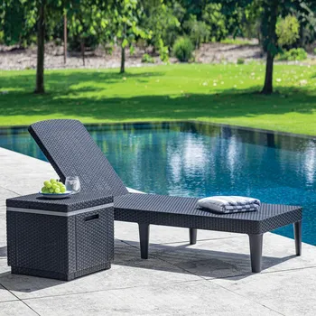 Zahradní lehátko Zahradní polohovací plastové lehátko Jaipur Grafit KETER