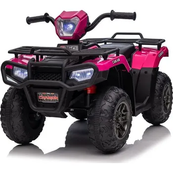 Dětská tříkolka Dětská elektrická čtyřkolka Superme růžová