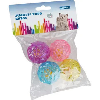 Hračka pro kočku Sada hraček pro kočku Nobleza - mix 4 míčků
