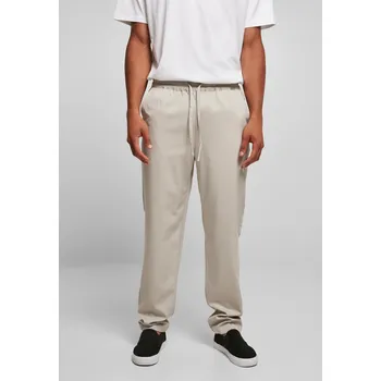 Pánská móda Zúžené kalhoty Jogger Pants světlé asfaltové Urban Classics hnědá 2540963