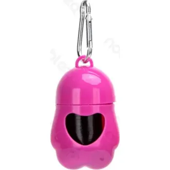 sáček na exkrement Zásobník na exkrementy Nobleza ve tvaru tlapky Barva: Růžová