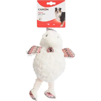 Hračka pro psa Plyšová hračka Camon - Zvířátka 3 druhy Barva: Bílá