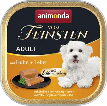 Krmivo pro psa Animonda Vom Feinsten Adult - kuřecí plněné játry 150g