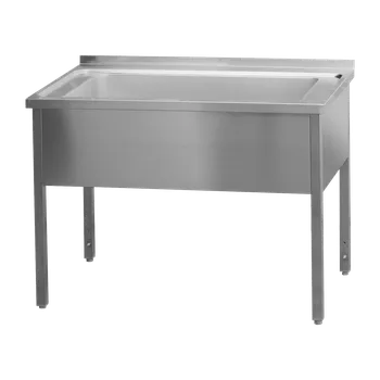 Zahradní stůl Stůl mycí 120x60x90 - 1x dřez 95x51x38 | REDFOX - MSJ 6012